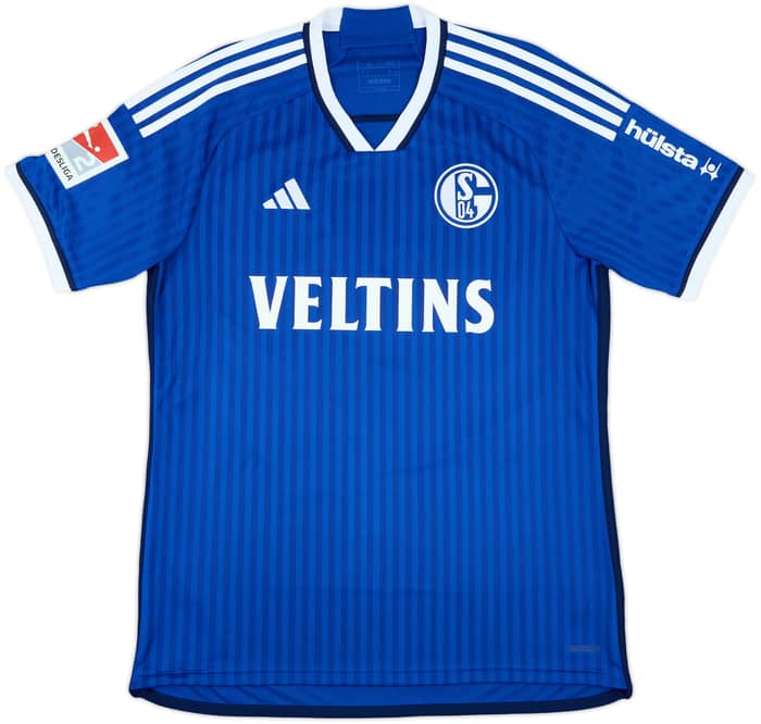 2023-24 Schalke Home Shirt Thomas #57 - 8/10 - (L)