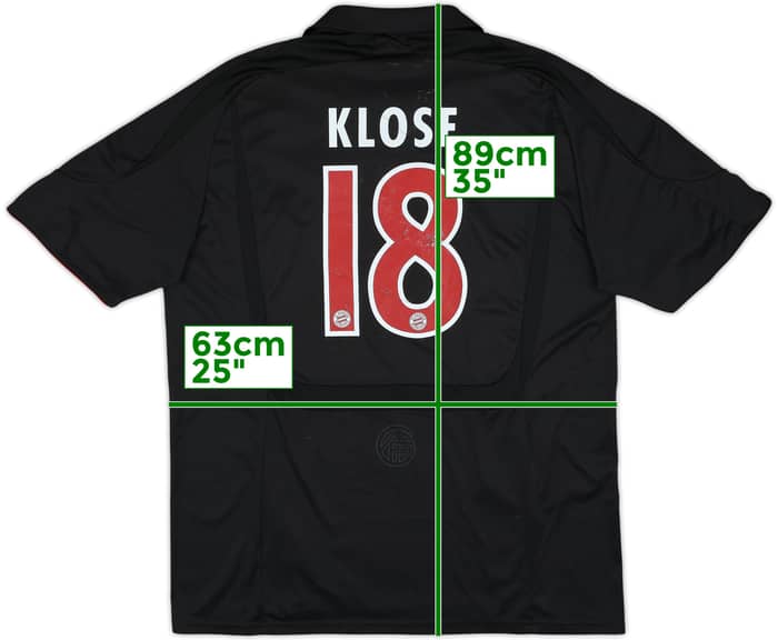 2007-09 Bayern Munich European Shirt Klose #18 - 5/10 - (XL)