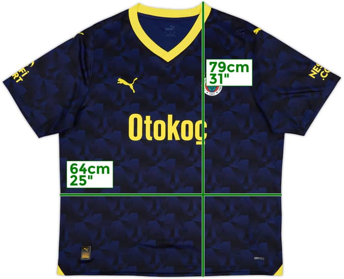 2023-24 Fenerbahce Third Shirt - 9/10 - (XXL)