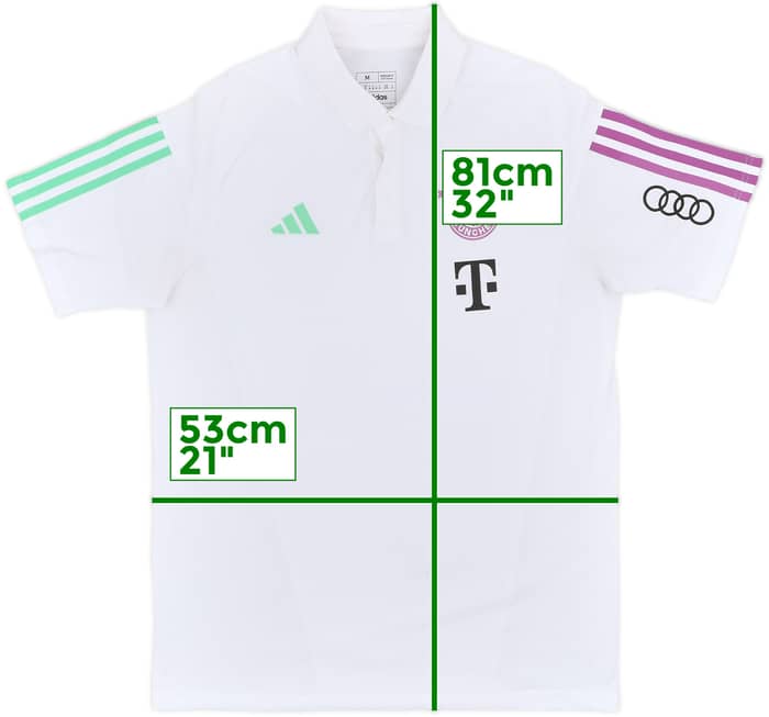 2023-24 Bayern Munich adidas Polo Shirt - 7/10 - (M)