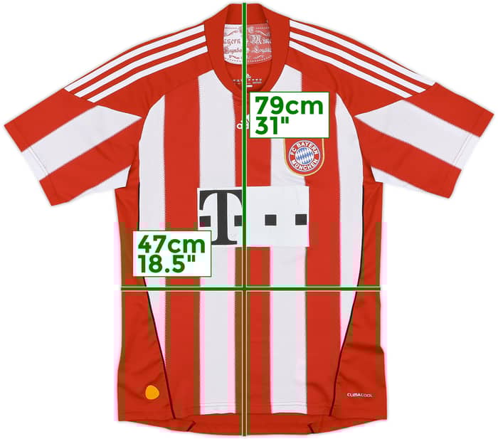 2010-11 Bayern Munich Home Shirt Robben #10 - 5/10 - (S)