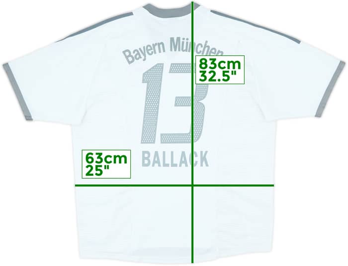 2002-03 Bayern Munich Away Shirt Ballack #13 - 7/10 - (XXL)