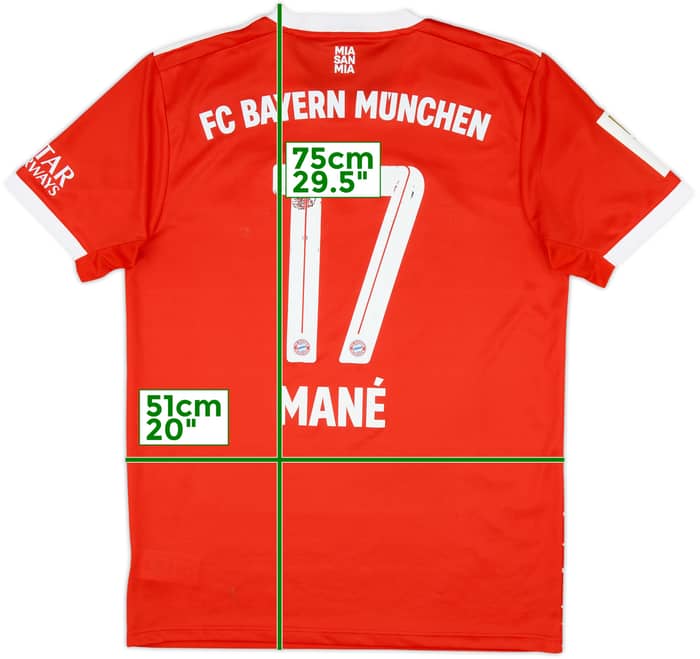 2022-23 Bayern Munich Home Shirt Mane #17 - 4/10 - (M)