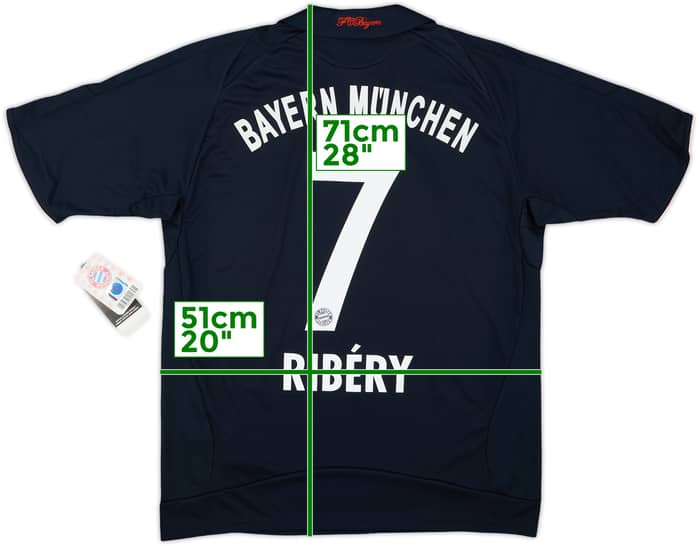 2008-09 Bayern Munich Away Shirt Ribery #7 (XL.Boys)