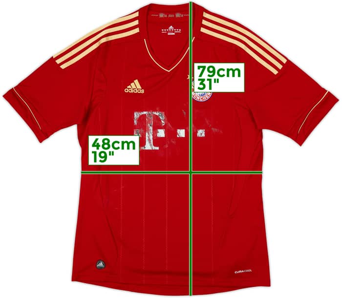 2012-13 Bayern Munich Home Shirt - 4/10 - (M)