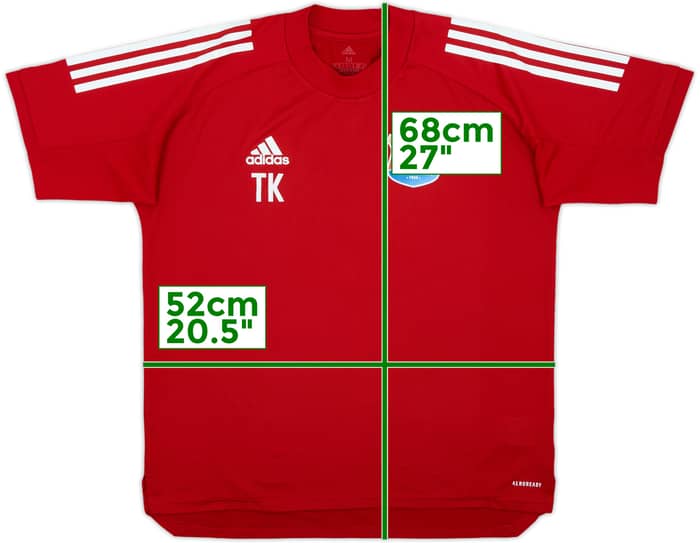 2020-21 Unterhaching adidas Staff Issue Training Shirt TK - 9/10 - (M)