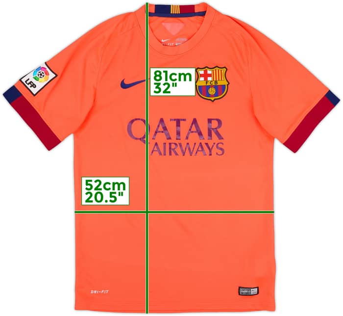 2014-15 Barcelona Away Shirt - 5/10 - (S)