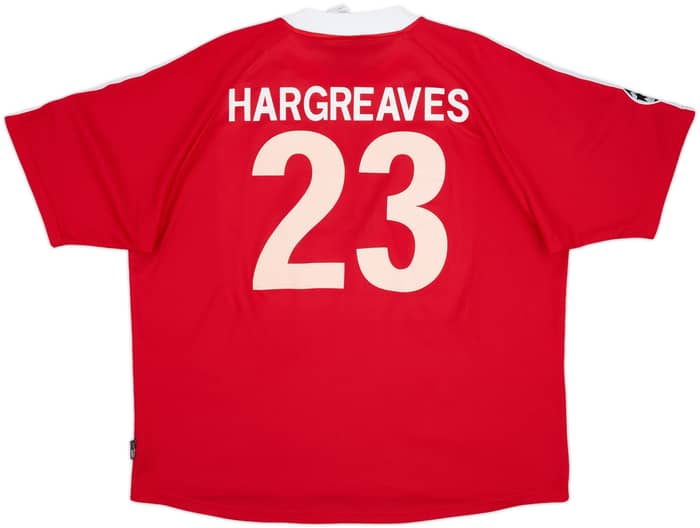 2001-02 Bayern Munich CL Shirt Hargreaves #23 - 8/10 - (XXL)