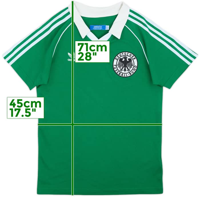 2012 Germany adidas Originals 1980 Retro Away Shirt #5 (Beckenbauer) - 9/10 - (S)