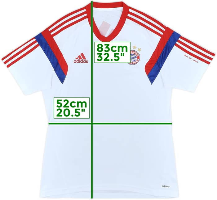 2014-15 Bayern Munich adizero Training Shirt - 8/10 - (L)
