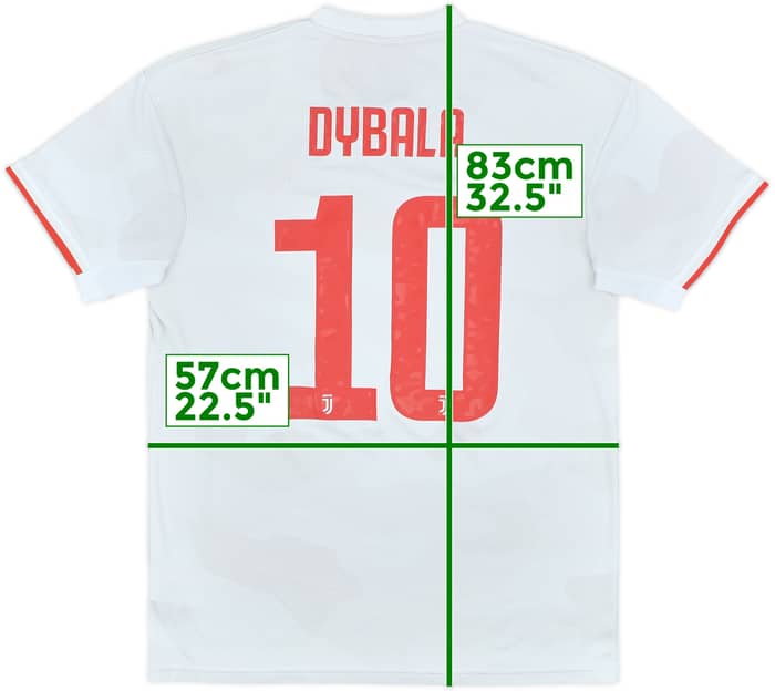 2019-20 Juventus Away Shirt Dybala #10 - 3/10 - (L)