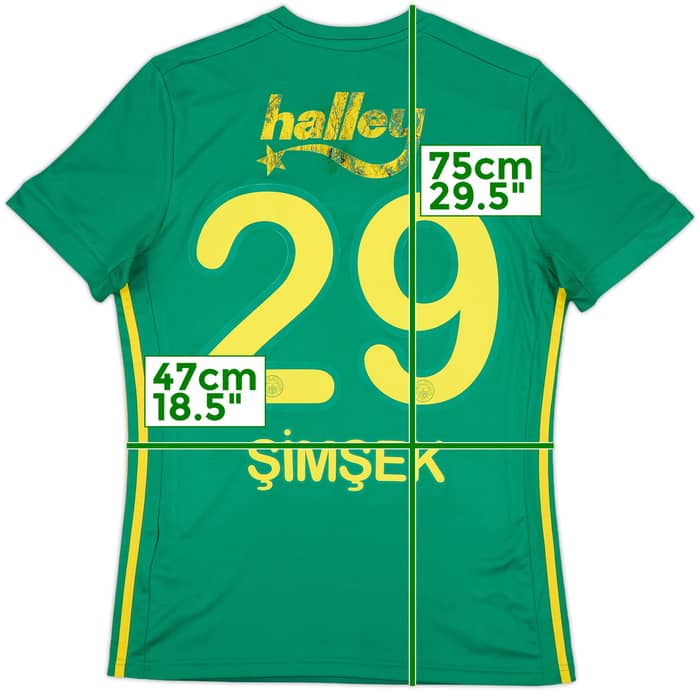 2017-18 Fenerbahce Third Shirt Simsek #29 - 5/10 - (M)