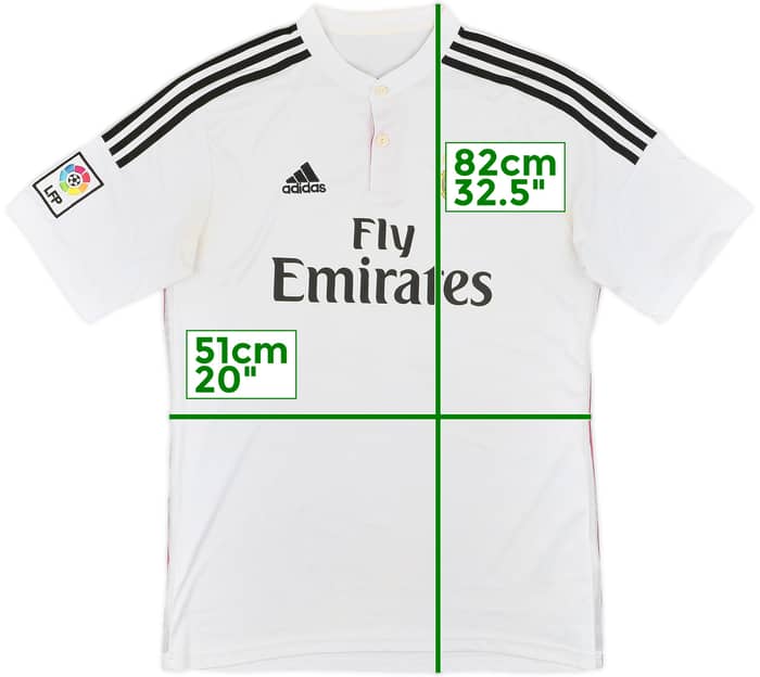 2014-15 Real Madrid Home Shirt James #10 - 5/10 - (L)