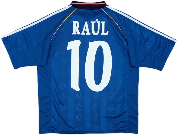 1999-00 Spain Away Shirt Raul #10 - 8/10 - (M)