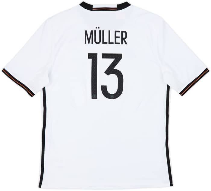2015-16 Germany Home Shirt Muller #13 - 9/10 - (XL.Boys)