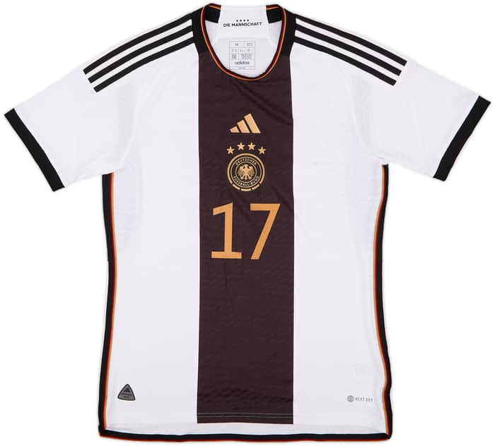 2022-23 Germany Signed Authentic Home Shirt Wolf #17 (M)