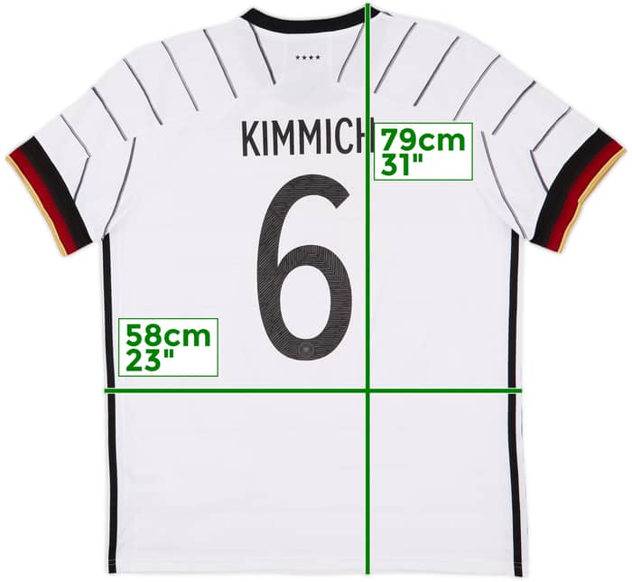 2020-21 Germany Home Shirt Kimmich #6 - 7/10 - (XL)