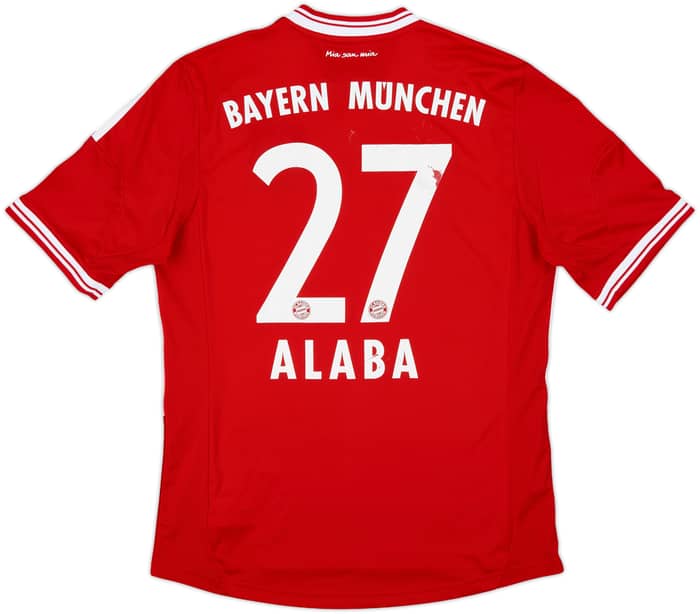 2013-14 Bayern Munich Home Shirt Alaba #27 - 5/10 - (M)
