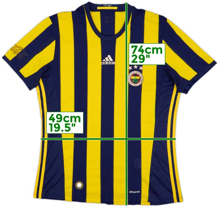 2016-17 Fenerbahce Home Shirt - 6/10 - (L)