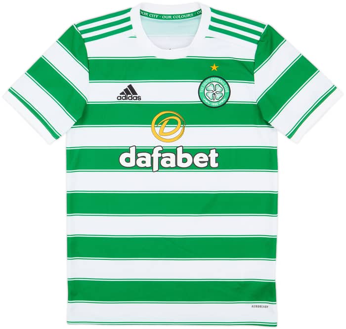 2021-22 Celtic Home Shirt - 10/10 - (S)