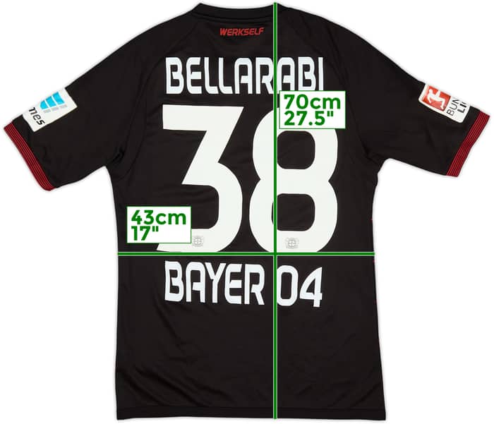 2016-17 Bayer Leverkusen Home Shirt Bellarabi #38 - 5/10 - (XS)