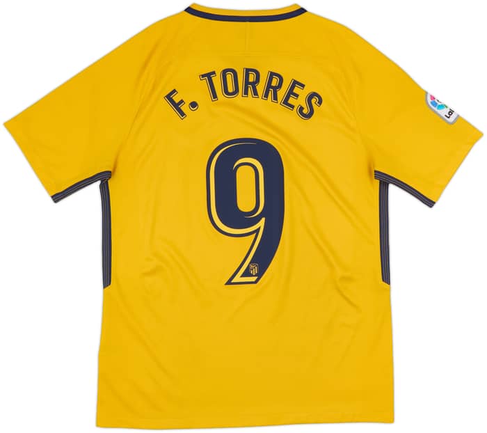 2017-18 Atletico Madrid Away Shirt F.Torres #9 - 6/10 - (M)