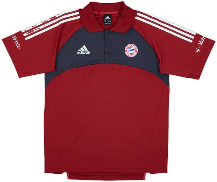 2002-03 Bayern Munich adidas 1/4 Zip Polo Shirt - 6/10 - (M)
