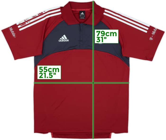 2002-03 Bayern Munich adidas 1/4 Zip Polo Shirt - 6/10 - (M)
