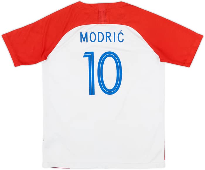 2018-19 Croatia Home Shirt Modric #10 - 6/10 - (XL.Boys)