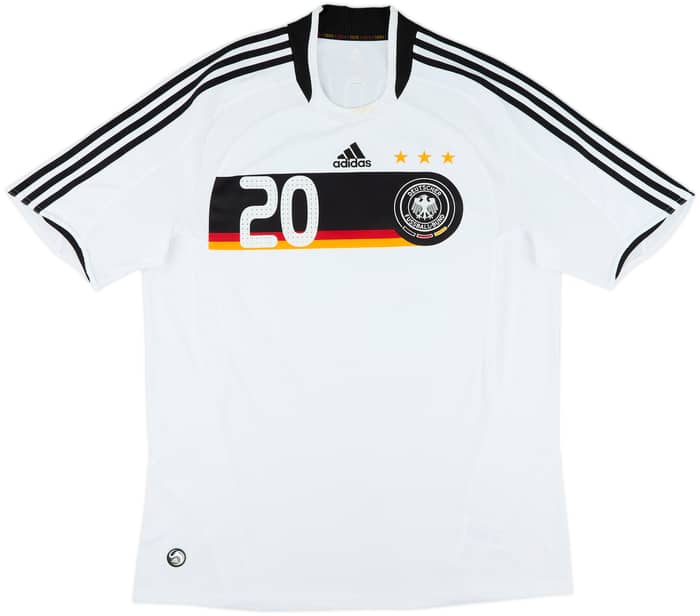 2008-09 Germany Home Shirt Podolski #20 - 8/10 - (XL)