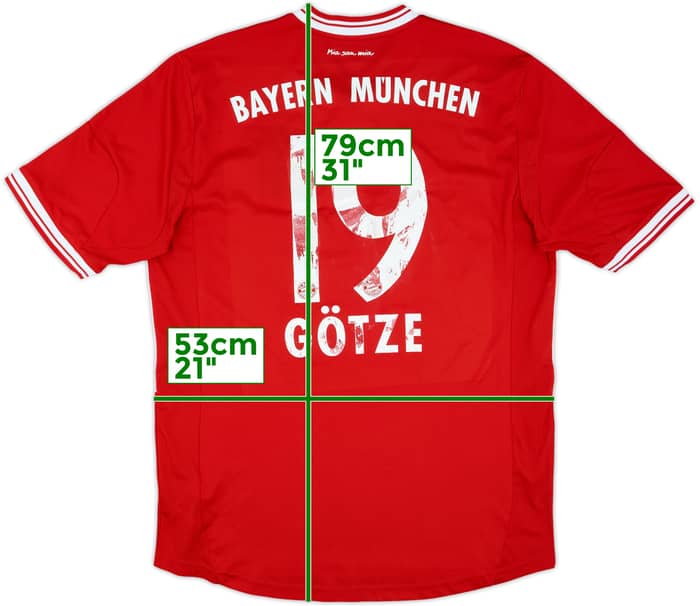2013-14 Bayern Munich Home Shirt Gotze #19 - 4/10 - (L)