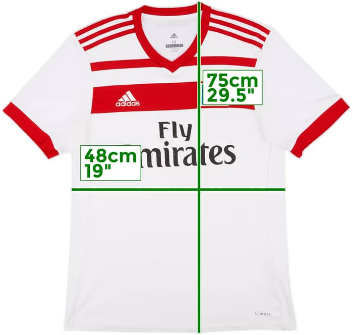 2017-18 Hamburg Home Shirt - 8/10 - (M)