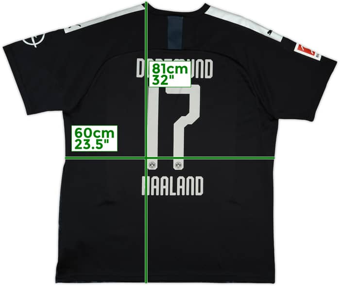 2019-20 Borussia Dortmund Away Shirt Haaland #17 - 10/10 - (XXL)