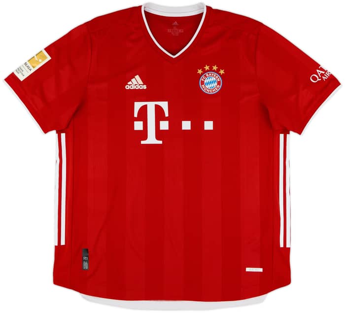 2020-21 Bayern Munich Authentic Home Shirt Thiago #6 - 6/10 - (XL)