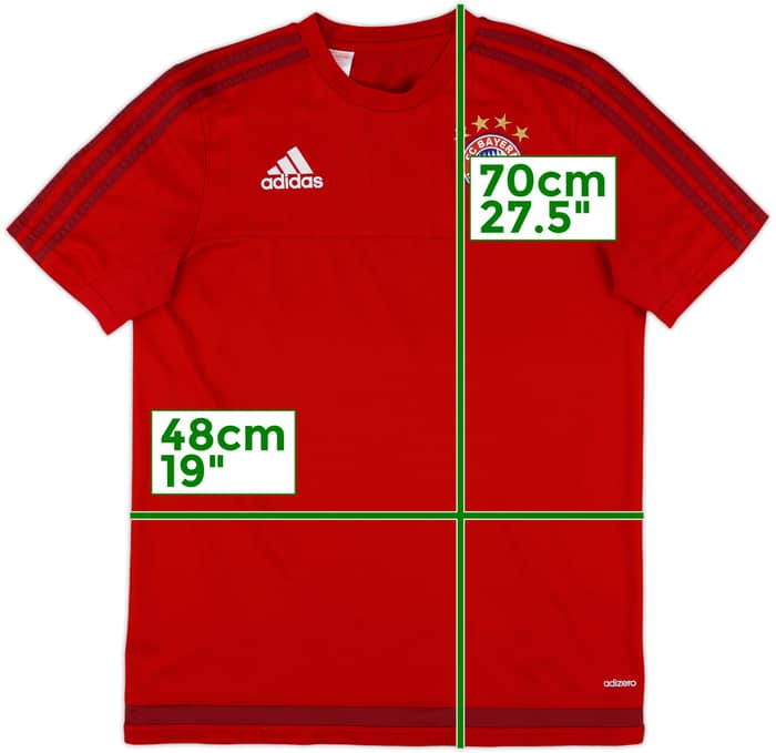 2015-16 Bayern Munich adizero Training Shirt - 8/10 - (XL.Boys)