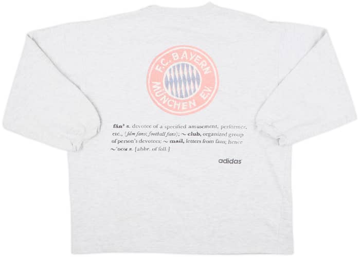 1995-96 Bayern Munich adidas Sweat Top - 9/10 - (XL)