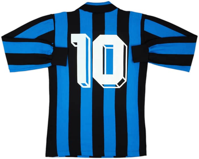 1983-86 Inter Milan Home L/S Shirt #10 - 8/10 - (M)