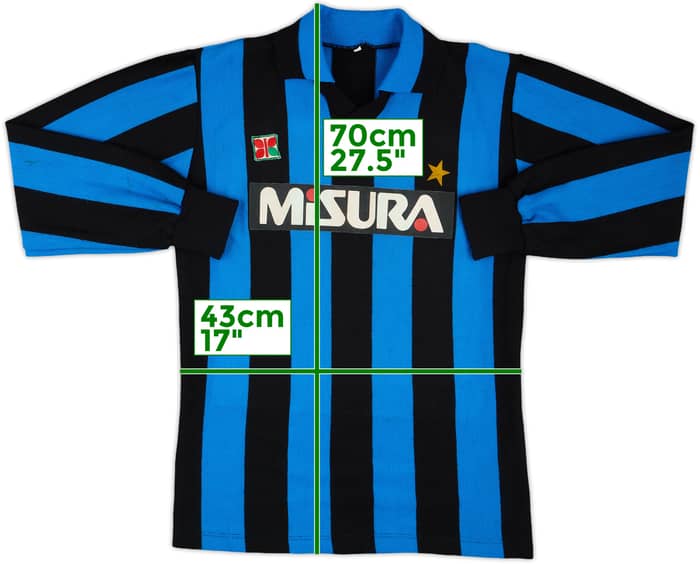 1983-86 Inter Milan Home L/S Shirt #10 - 8/10 - (M)