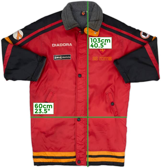 1998-99 Roma Diadora Padded Bench Coat - 7/10 - (XS)