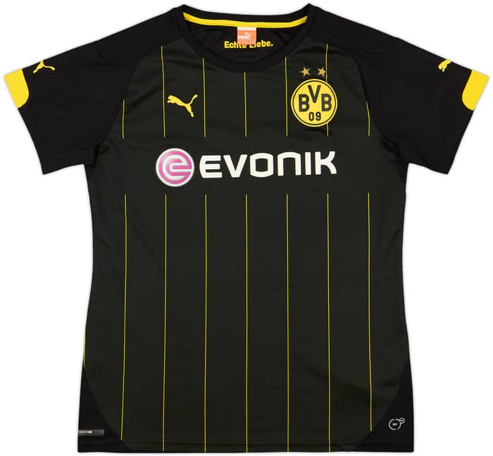 2014-16 Borussia Dortmund Away Shirt Ginter #28 - 8/10 - (Women's M)