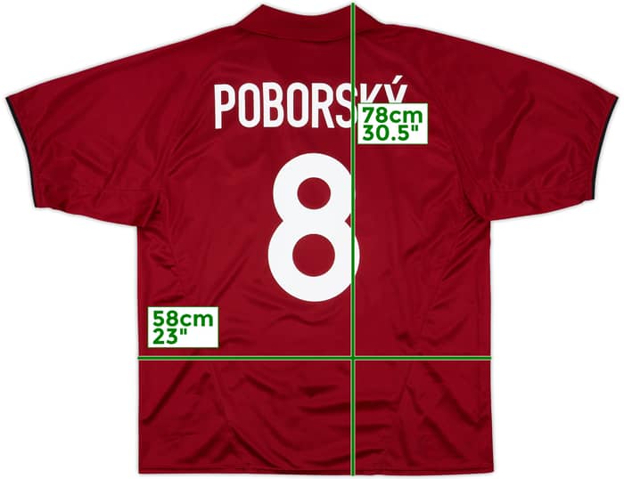2004-05 Sparta Prague Home Shirt Poborsky #8 - 7/10 - (XL)
