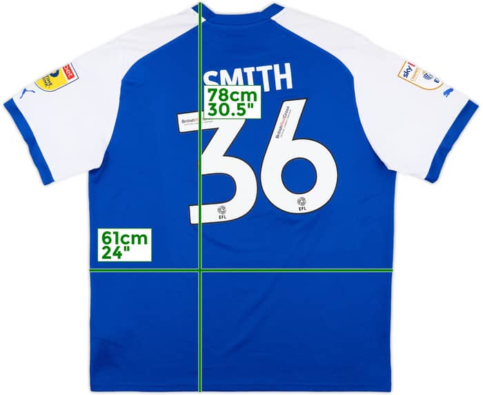 2022-23 Wigan Home Shirt Smith #36 - 7/10 - (XXL)