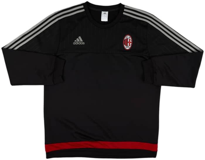 2015-16 AC Milan adidas Sweat Top - 9/10 - (XL)