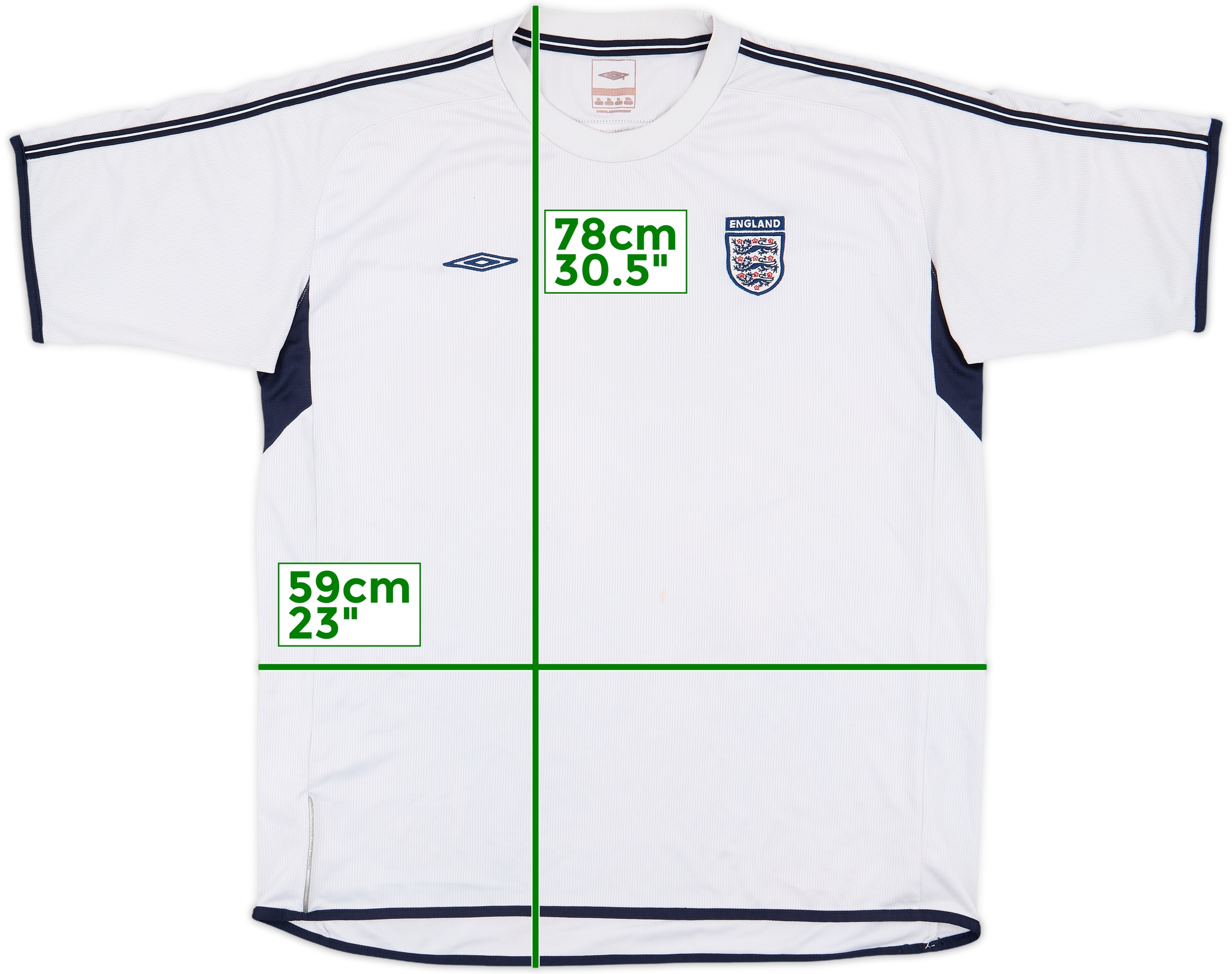 2001-02 England Umbro Training Shirt - 5/10 - (XL)