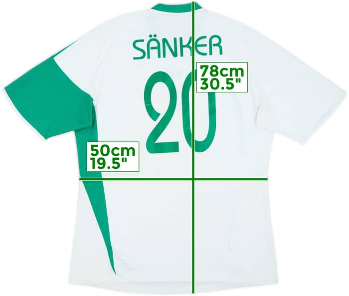 2009-10 Wolfsburg Home Shirt Sanker #20 - 6/10 - (L)