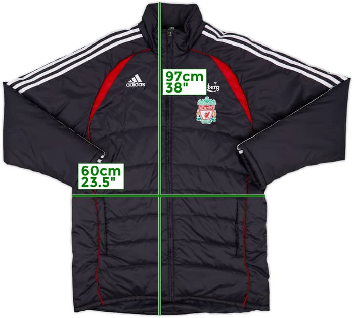 2006-07 Liverpool adidas Padded Bench Coat - 8/10 - (M)