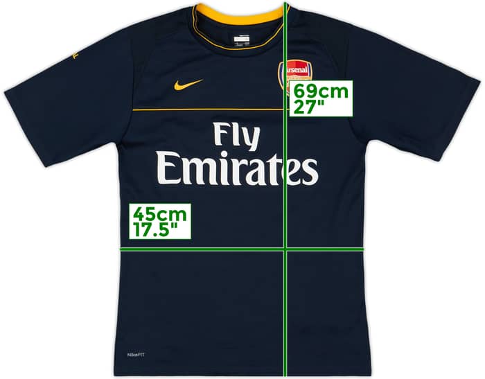 2008-09 Arsenal Nike Training Shirt - 8/10 - (S)