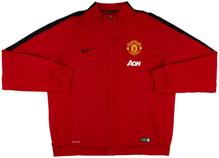 2014-15 Manchester United Nike Track Jacket - 8/10 - (XL)