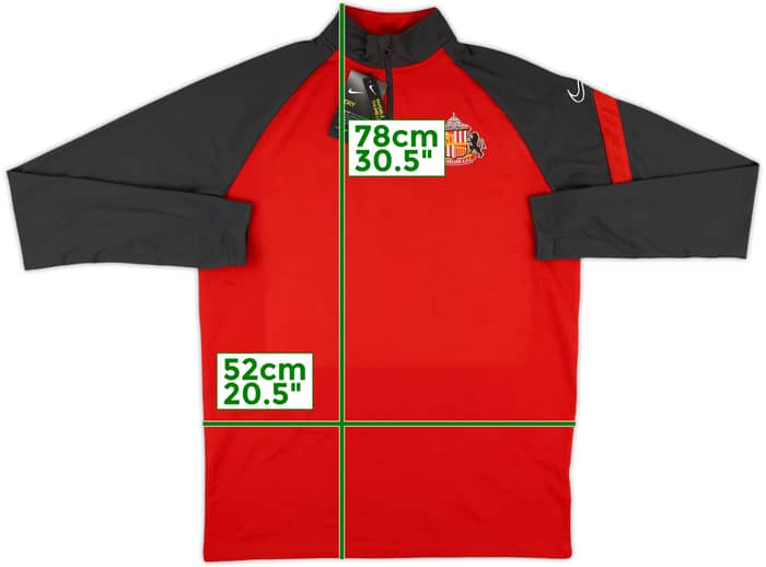 2020-21 Sunderland Nike 1/4 Zip Training Top (M)
