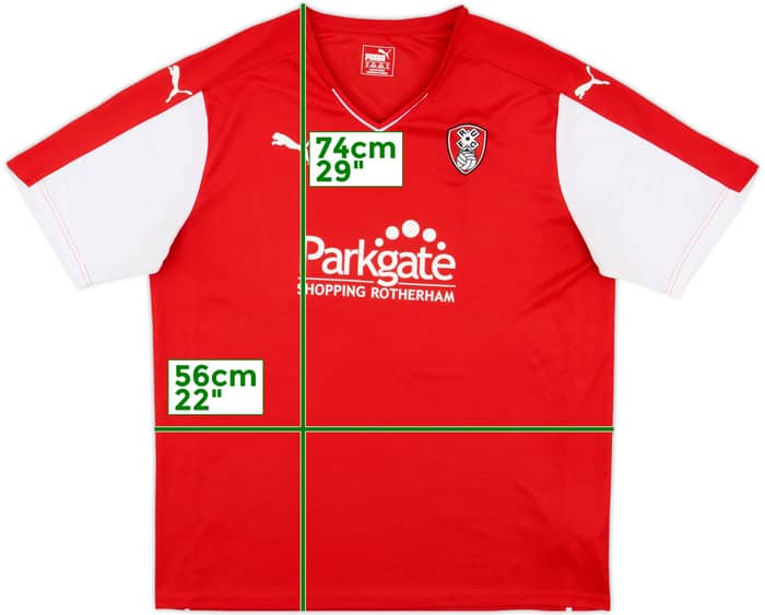 2015-16 Rotherham United Home Shirt - 6/10 - (XL)